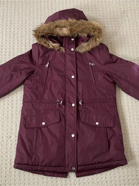 Big Chill Burgundy Jacket with Black Label